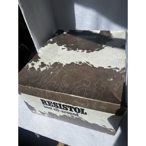 Resistol 4X Beaver Self Conforming Black Cowboy Hat‎ Size 6 7/8 Long Oval - Picture 11 of 11